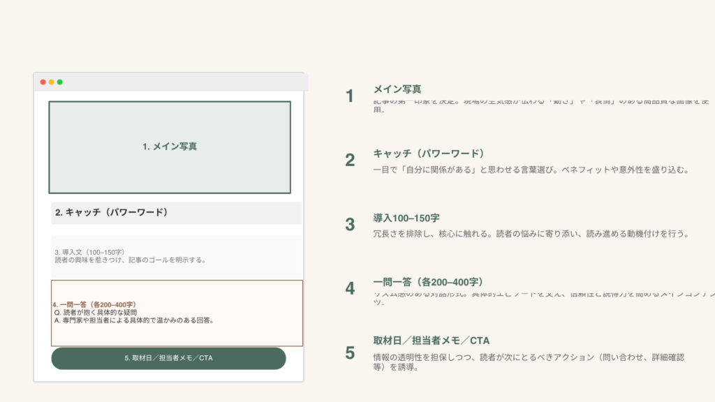 工務店広報のはぐくむ_インタビューコンテンツのつくり方